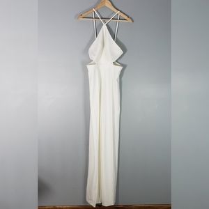 Jay Godfrey White Wide Leg Jumpsuit